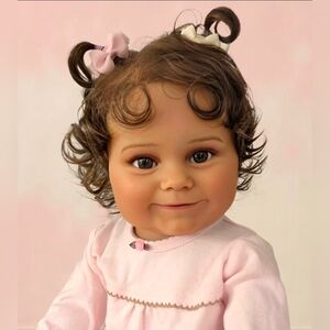 NWT 20" Realistic Adorable Sweet Smiling Reborn Doll + Real Baby Clothes & More